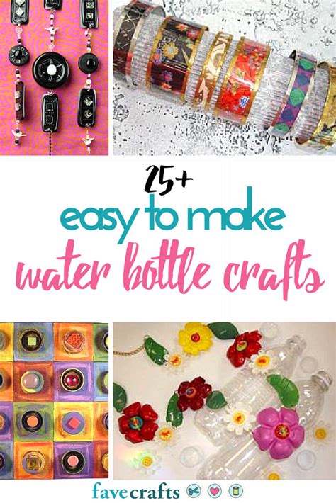 25 Easy To Make Water Bottle Crafts