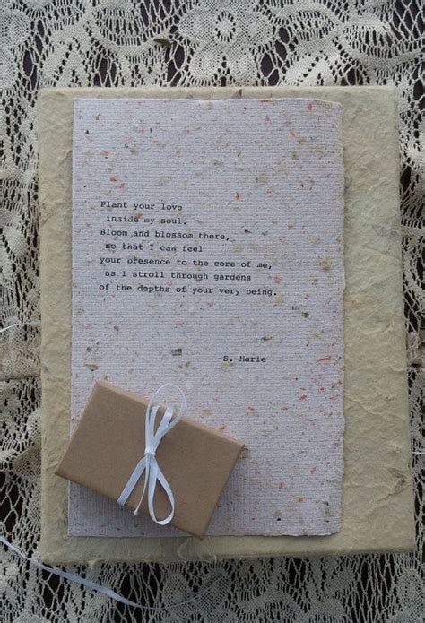 Valentine gifts for him] 6. Plant Your Love Valentine's day gift for her or by NelliesNifties | Love poem for her ...