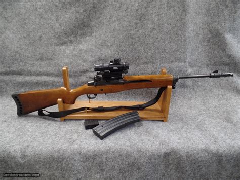 Strum Ruger Mini 14 Rifle 223 With Tasco Pro Point Red Dot Scope