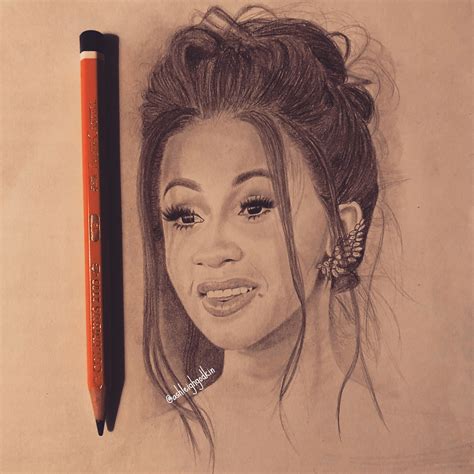 Select from 35919 printable coloring pages of cartoons, animals, nature, bible and many more. Cardi B | Celebrity art portraits, Cardi b, Drawings