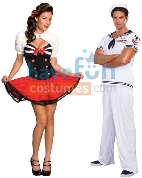Couples Costumes Sailor And Naval Pinup Have Fun Costumes