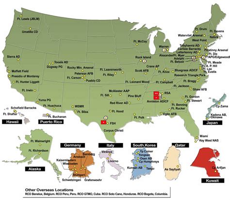 28 Us Map Of Military Bases 2022