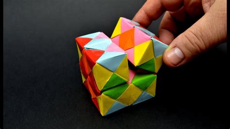 Como Hacer Un Cubo De Papel Infinito Cubo Magico Origami Facil My XXX