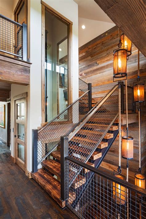 422 Timber Trail Staircase Rustic Staircase Denver By
