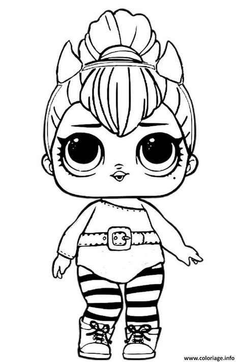 Coloriage Poupee Lol Surprise Spice Doll JeColorie