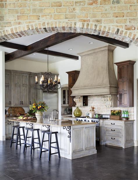 Old Rustic French Country Kitchens