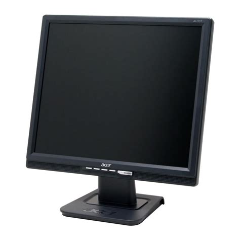 Acer Al Monitor User Manual Manualslib