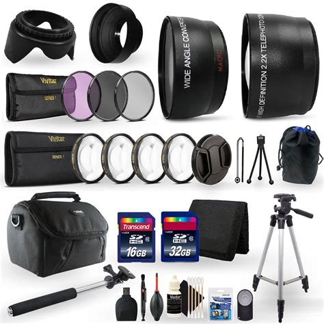 All In One Ultimate Accessory Kit For Canon Eos 80d Digital Slr Camera