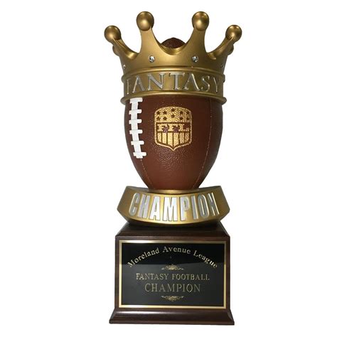 Perpetual Fantasy Football Trophy King Of The League