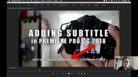 I mentioned earlier that you might need after effects in order to do some fancier motion graphics, and. How to Add Subtitle in Premiere Pro CC 2018 - VIDEOLANE ⏩