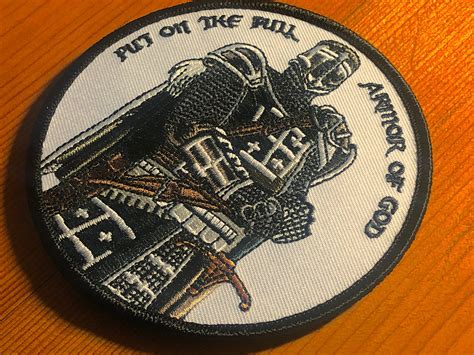 Put On Full Armor Of God Patch Morale Tactical Deus Vult Army Etsy