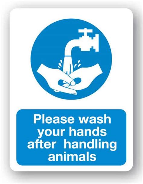 Before eating or handling food. Farm Safety | Blog | Farm Signs