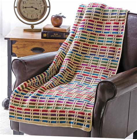 Ravelry Color Chain Throw Pattern By Margret Willson