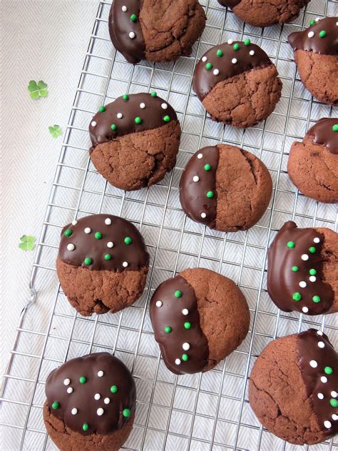 The best irish biscuits recipes on yummly | irish soda bread, irish pork stew, irish nachos. Chocolate Dipped Irish Cream Cookies - Three Happy Folk
