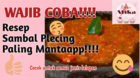 RESEP SAMBEL PLECING - YouTube