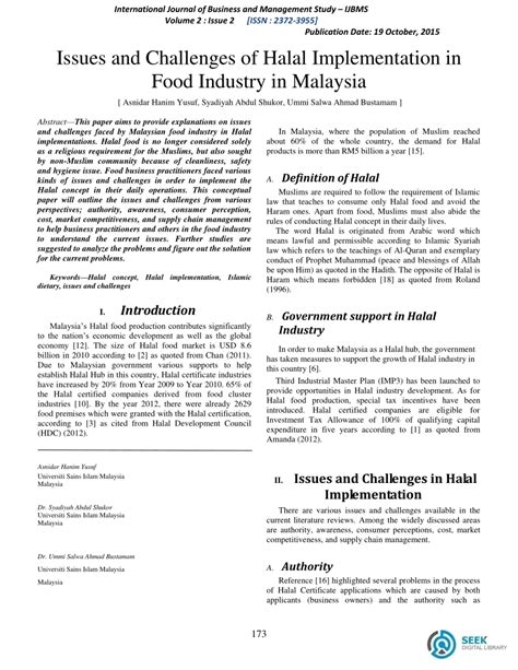 Report shows that the islamic development department (jakim) withdrew of halal principles in malaysia. (PDF) Issues and Challenges of Halal Implementation in ...