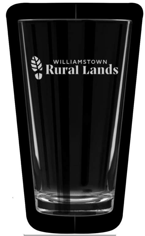 Wrl Pint Glass Williamstown Rural Lands