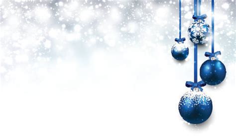 Blue And Silver Christmas Background Illustrations Royalty Free Vector