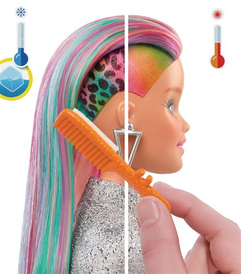 Barbie Leopard Rainbow Hair Doll Harrods Hk