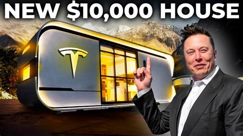 Teslas New 10000 Home For Sustainable Living Youtube