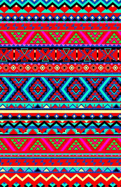 Aztec Tribal Patterns Wallpaper