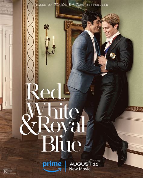 Red White And Royal Blue Poster Alex And Henry Have A Romantic Meet Up