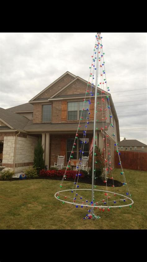 Our House Is Complete With This Light Tree For Christmas Pole Stands