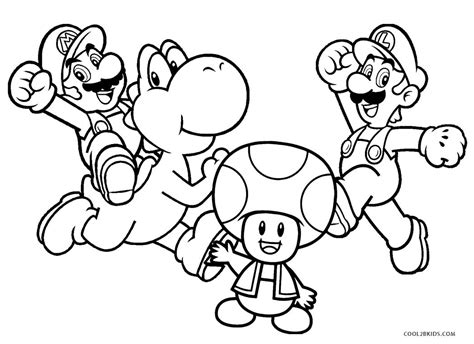 Dibujos De Super Mario Bros Para Colorear Páginas Para