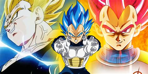 Dragon Ball Super All Of Vegetas Forms Ranked By Power Level