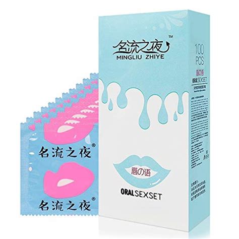 Buy Generic 100pcspack Oral Sex Set Natural Latex Rubber Condom Smooth Mouth Condoms Bowjob Sex