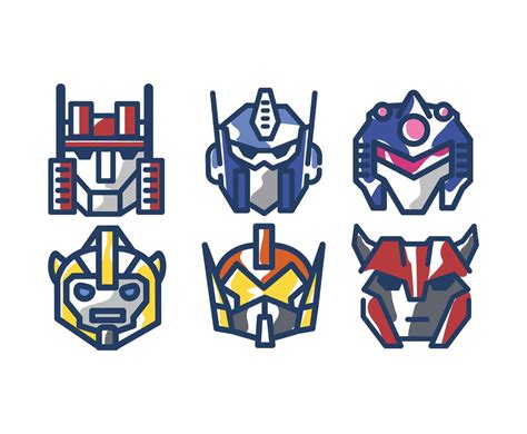Autobot Vector White Background Vector Art And Graphics