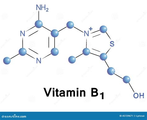Vitamina B1 Formula Estrutural