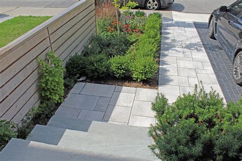 Junction Front Yard Parking Pad Eclectic Landscape Toronto By