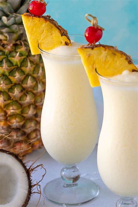 Virgin Piña Coladas Are An Easy And Refreshing Frozen Drink That Everyone Can Enjoy A Tropical