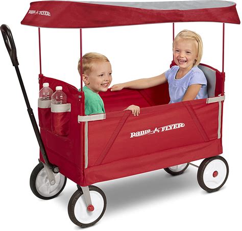 Radio Flyer 3 In 1 Ez Folding Wagon With Canopy Only 79 Common
