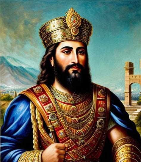 Full Portrait Of Achaemenid King Cyrus The Great P Openart