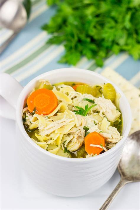 Slow Cooker Chicken Noodle Soup Classic Comfort Food