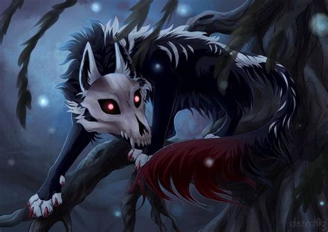 Spirit Wolf In Fantasy Creatures Art Fantasy Art Mythical