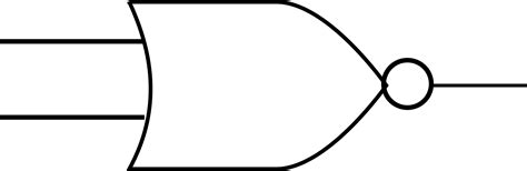 Clipart - Electronic Logic Symbol - NOR