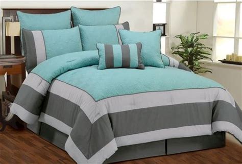 Chances are you'll discovered one other aqua and brown bedding sets better design ideas. Aspen Aqua Blue, Smoke, Gray Quilted Comforter Bed In A ...