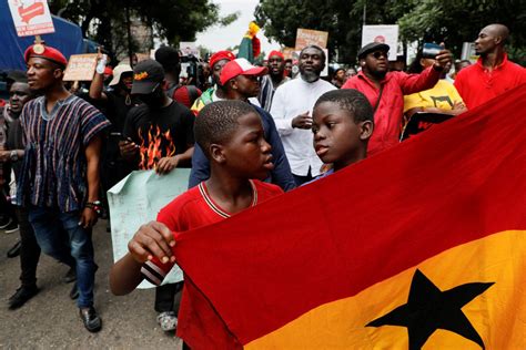 Hundreds Protest Economic Hardship In Ghana Vanguard News