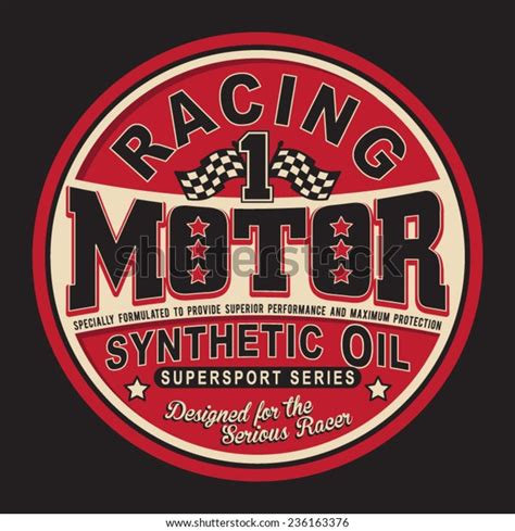 Vintage Racing Motor Typography T Shirt Graphics Vectors