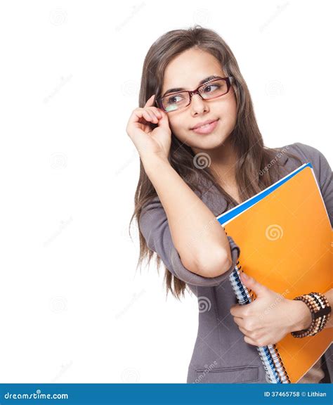 Cute Young Student Stock Photo Image Of Gorgeous Background 37465758