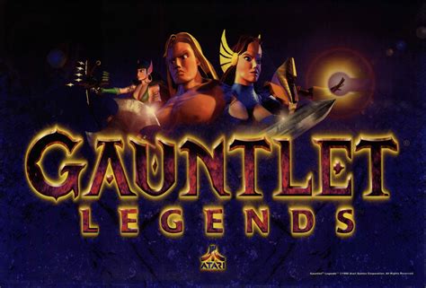Gauntlet Legends Arcade Marquee For Headerbacklit Sign Etsy