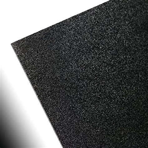 Abs Black Plastic Sheet 18 X 24 X 48” Textured 1 Side Vacuum Forming