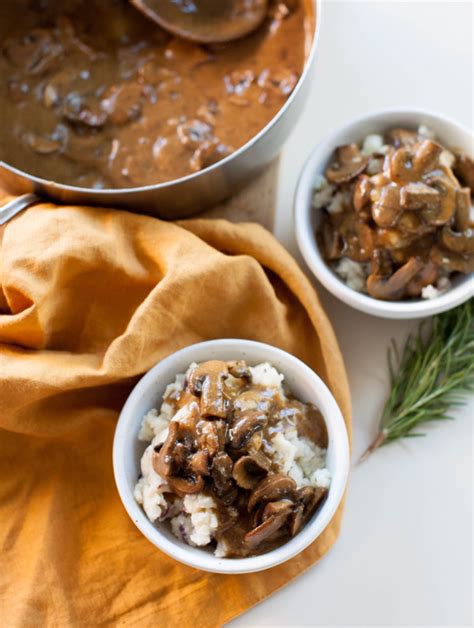 Mushroom Gravy And Vegan Mashed Potatoes Sweet Potato Soul By Jenn Claiborne