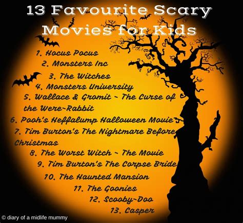 13 Favourite Scary Movies For Kids Diary Of A Midlife Mummy