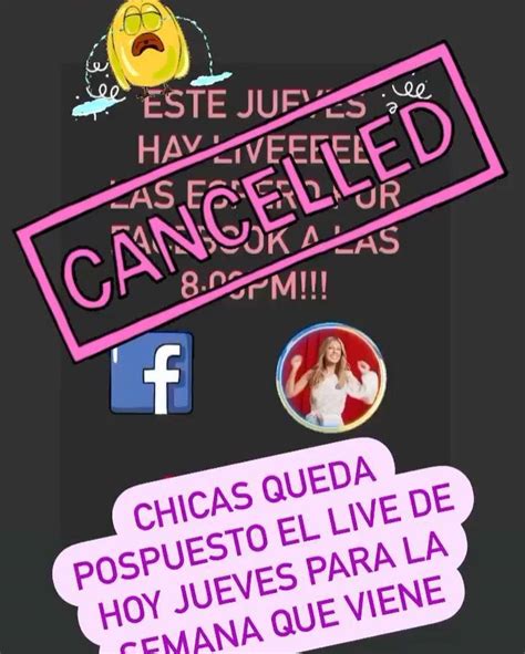 🚨🚨🚨chicas Live De Hoy Jueves Queda Cancelado La Mercancia No Me Ha