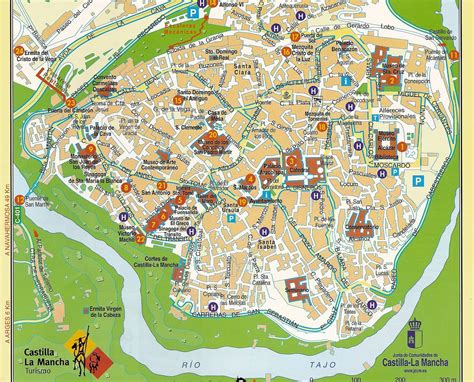 Toledo España Turismo Mapa