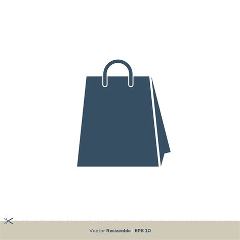 Shopping Bag Icon Logo Template Illustration Design Download Free